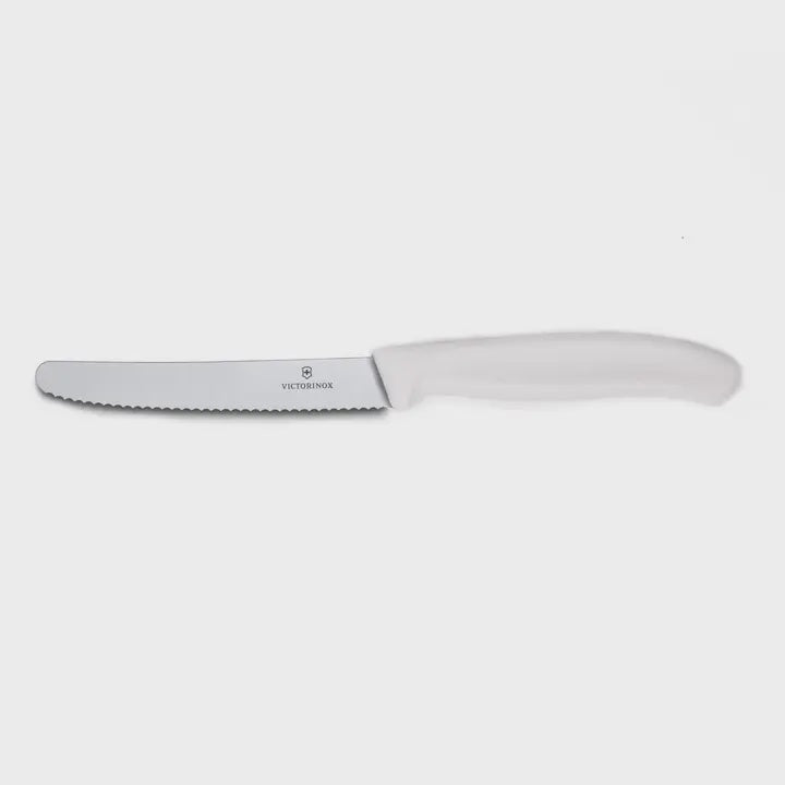 Victorinox Classic 4.5" Serrated Tomato Knife White