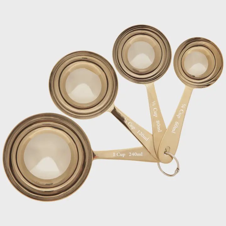 Danica Heirloom Gold Measuring Cups set of 4