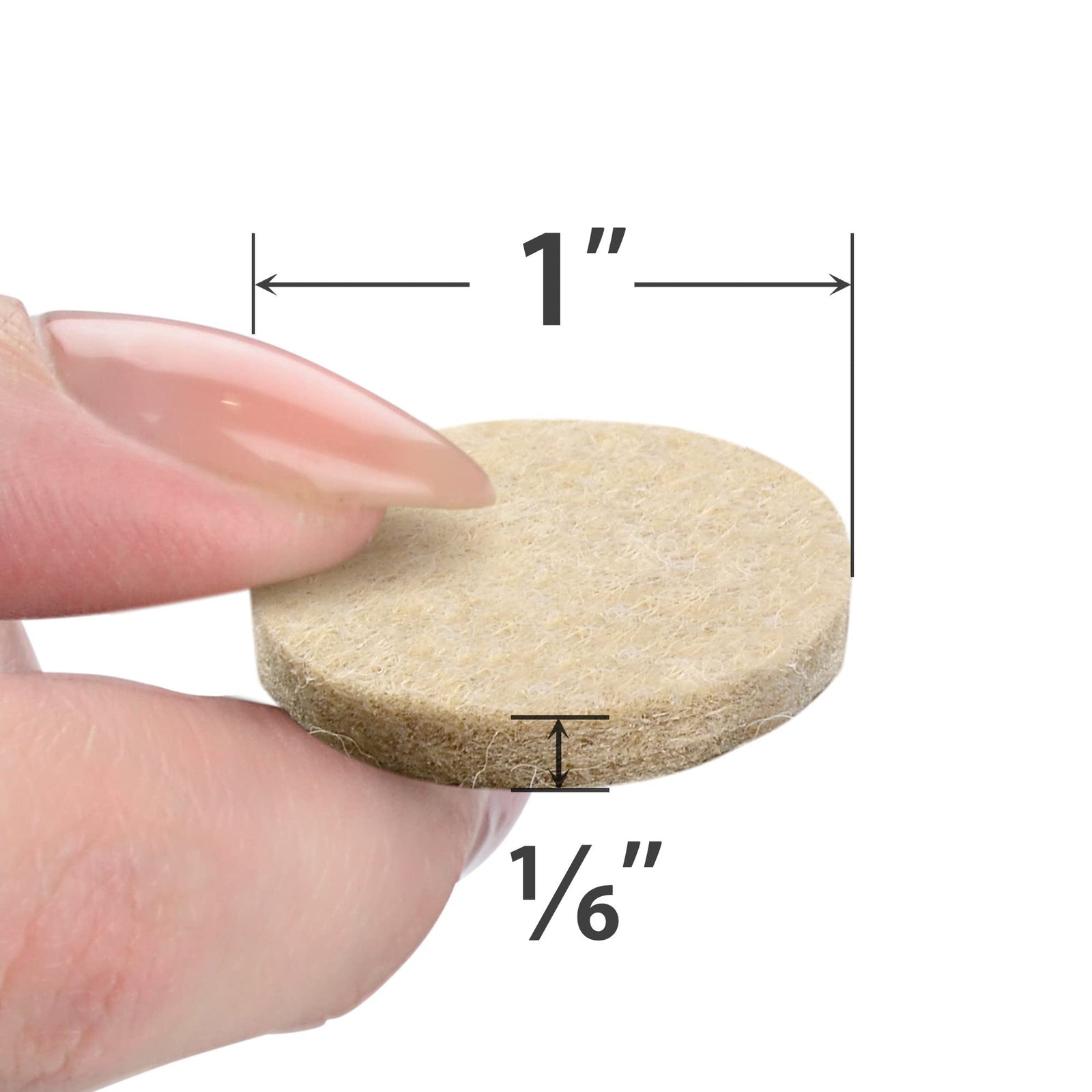 Pro Essentials Felt Pads for chair legs 16ct