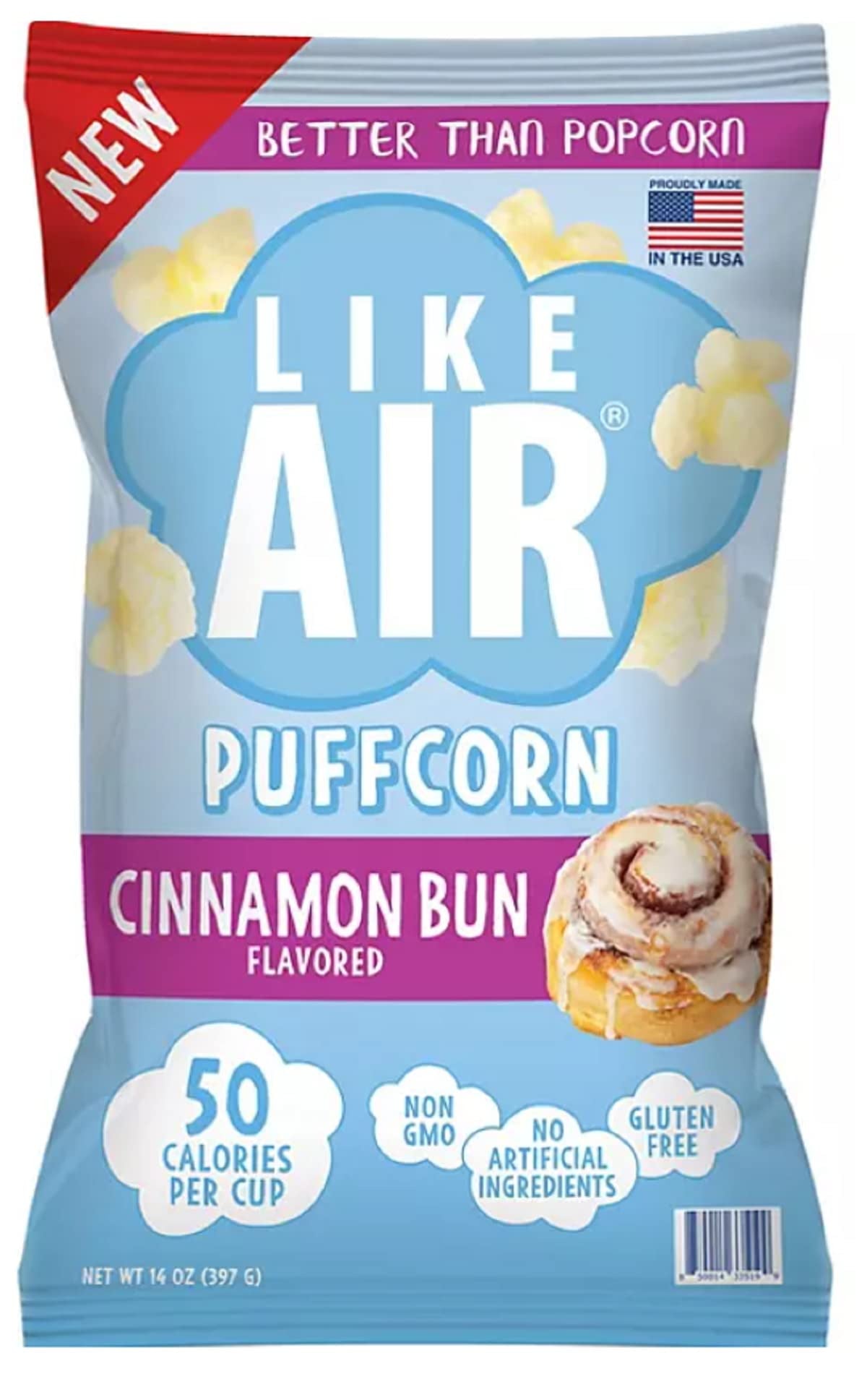 Like Air Cinnamon Bun Puff Corn 14 oz.