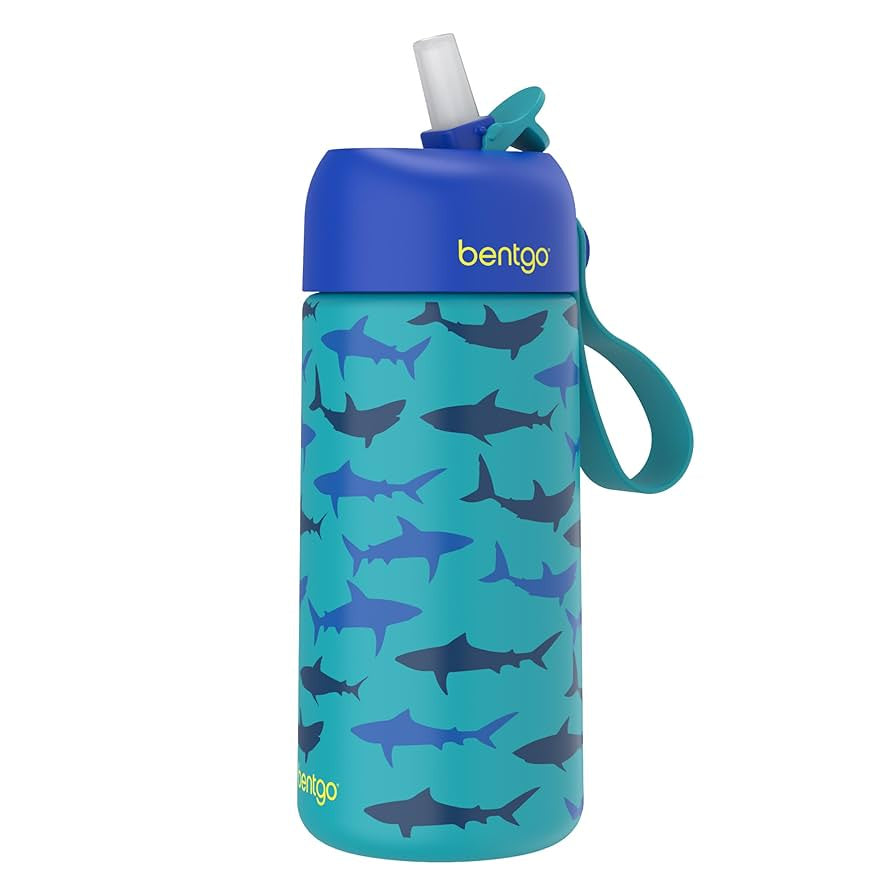 Bentgo Insulated SS Water Bottle 14oz Flip Lid/Straw