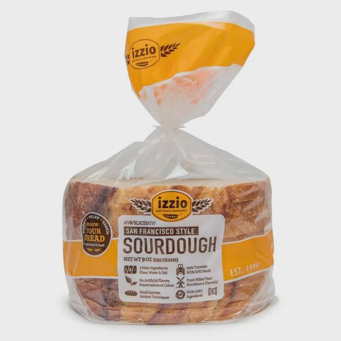 Izzio Sourdough Bread Sliced 9 oz