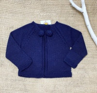 Soleil Navy Pompom Sweater 18 mth