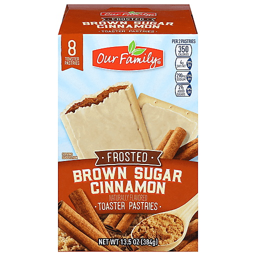 Our Family Frosted Brown Sugar Cinnamon Toaster Pastry 8ct