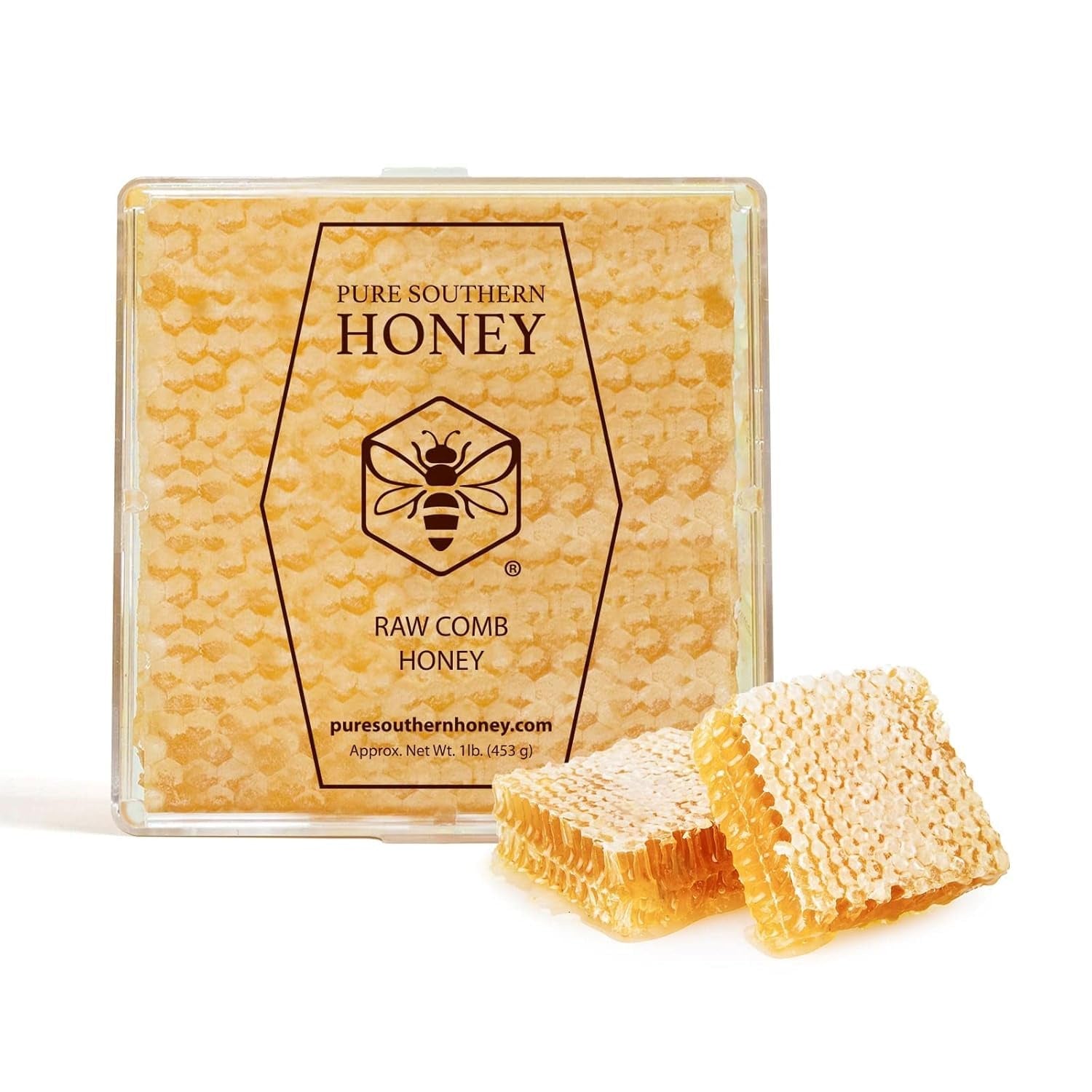 Pure Southern Honey raw Comb 14oz.