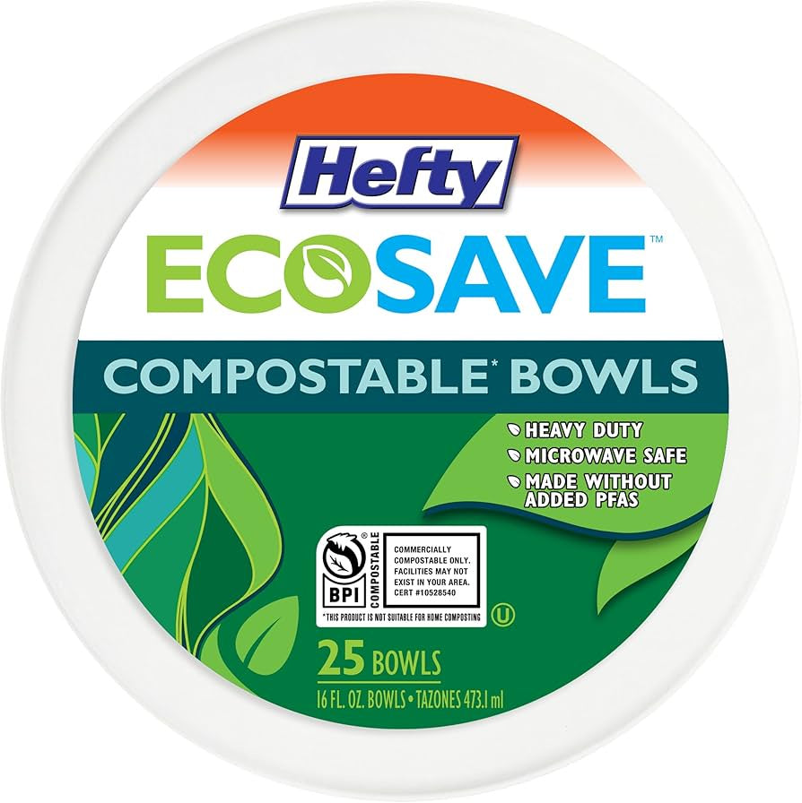 Hefty Eco Bowl 16oz 25ct.
