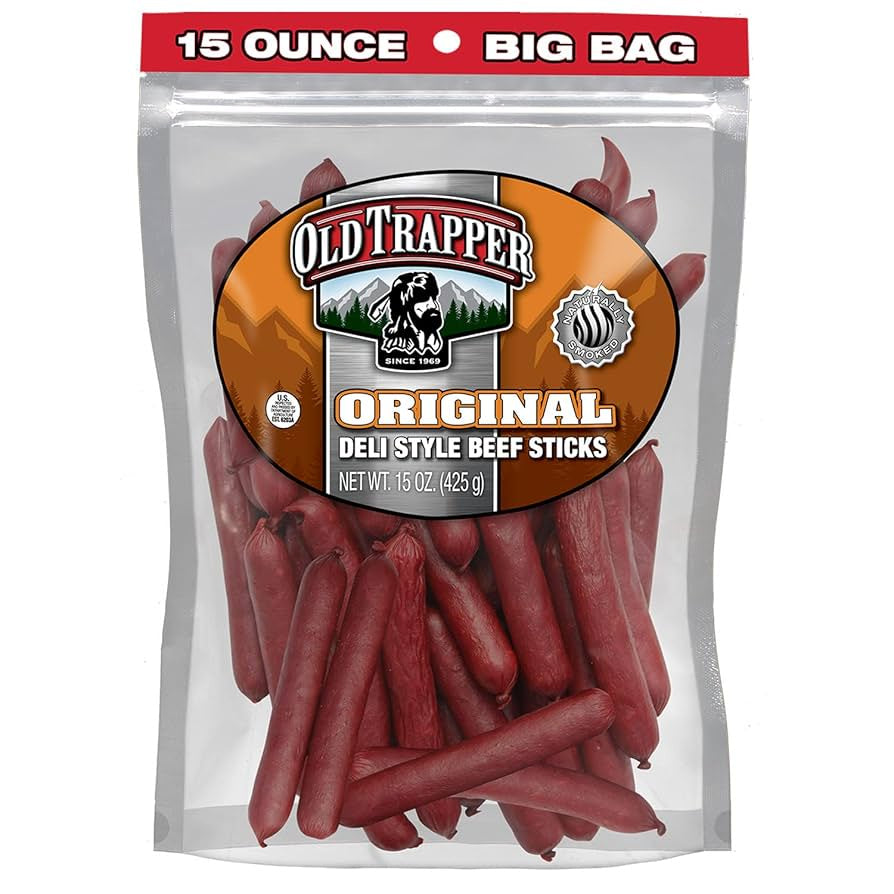 Old Trapper Deli Style Beef Sticks Original 15oz