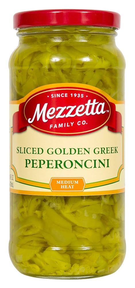 Mezzetta Pepperoncini Golden Sliced 16 oz