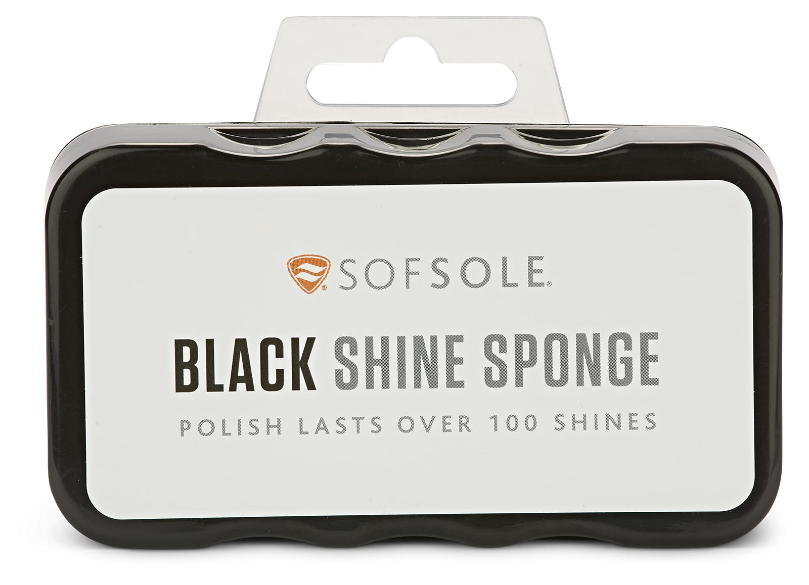 Sofsole Black Shoe Shine Sponge