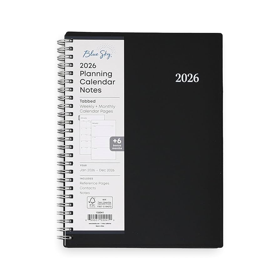 2026 Planner Calendar Notes