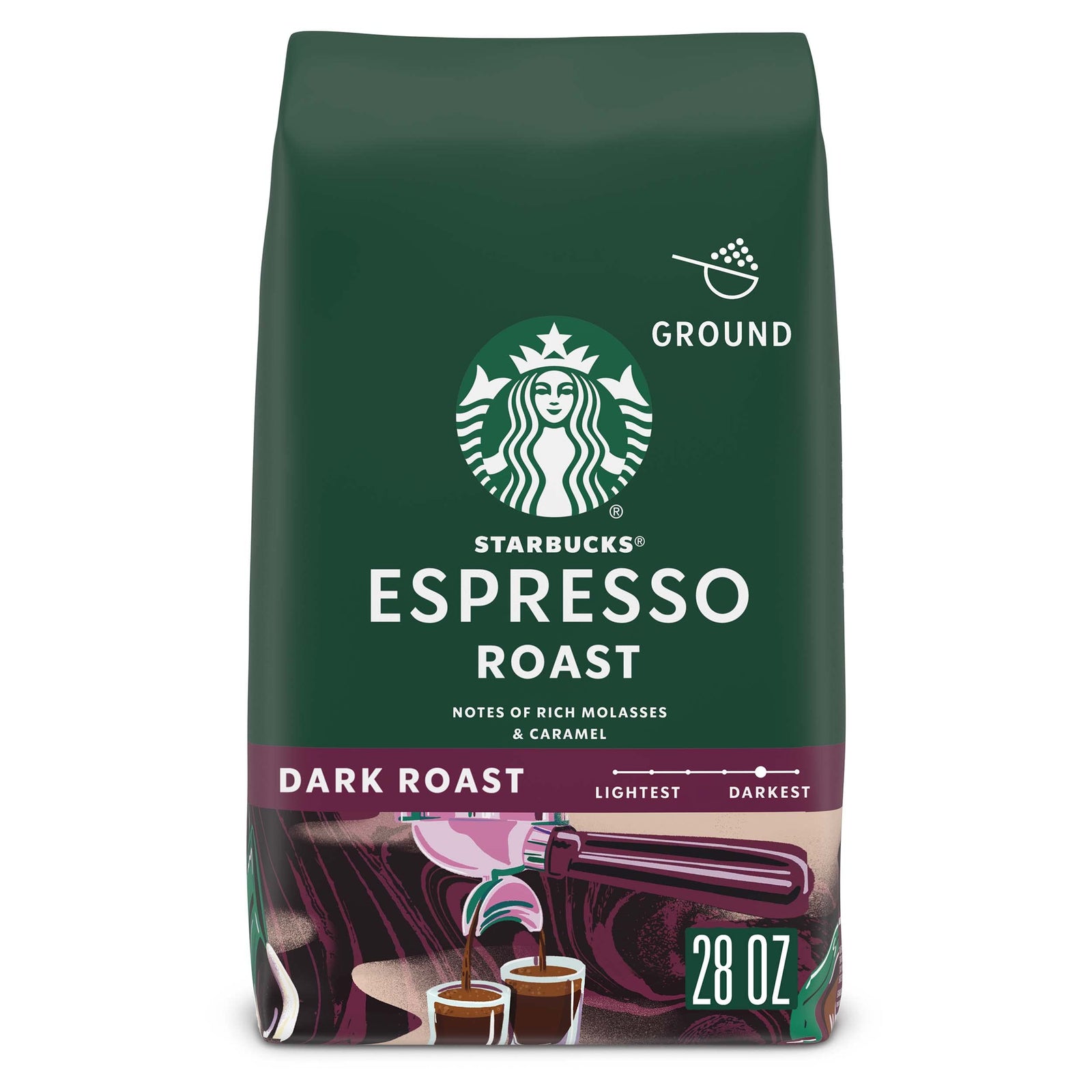 Starbucks Espresso Roast Ground Coffee 28oz