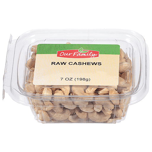 Our Family Raw Cashews 7oz