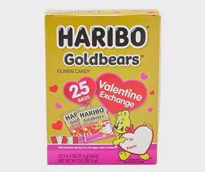 Haribo Goldbears Valentine Exchange 25 bags