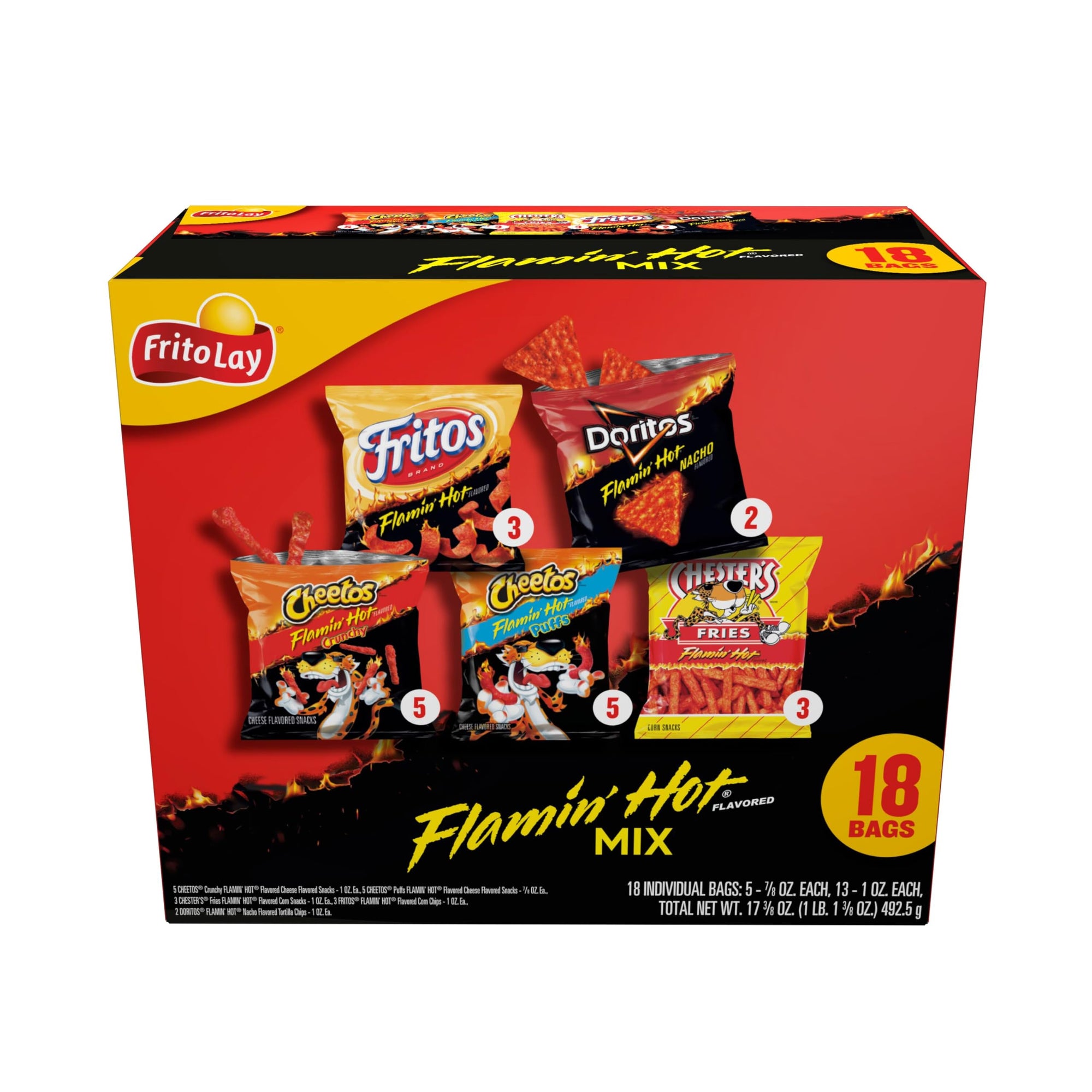 Frito Lay Flamin Hot  Chip Mix