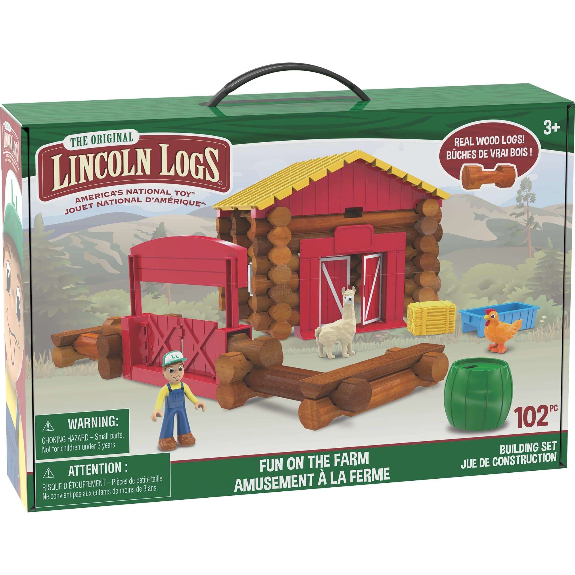 Lincoln Logs Fun on the Farm Building Set