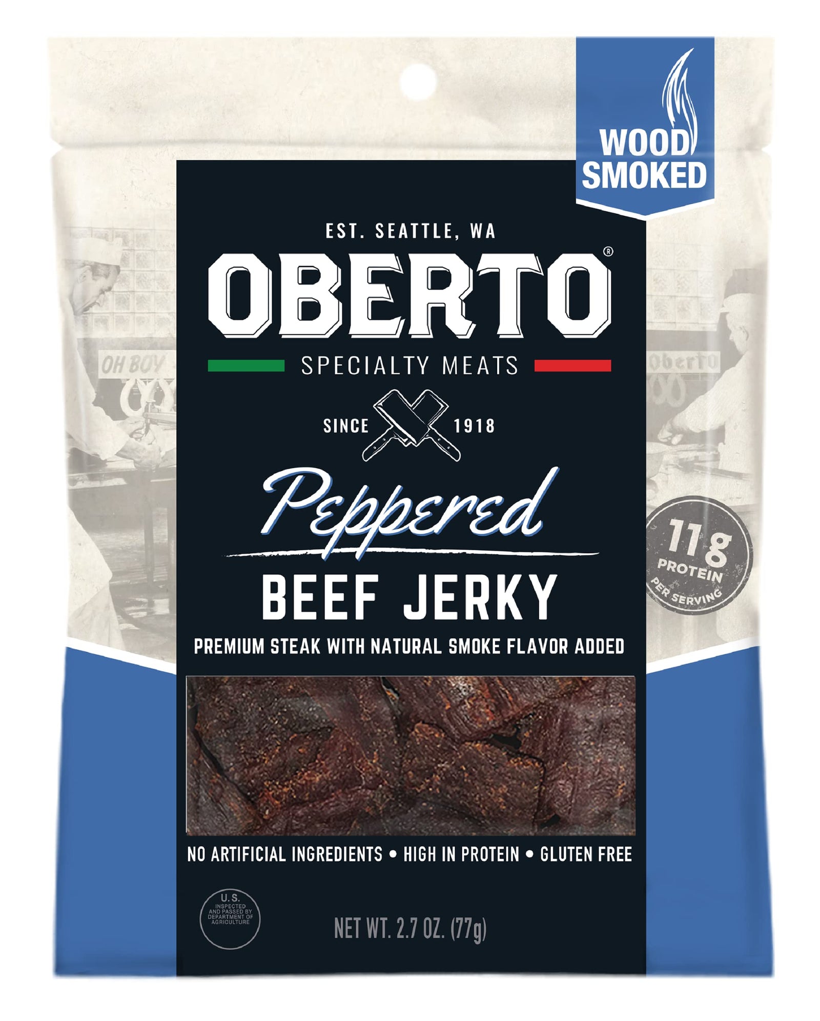 Oberto Peppered Beef Jerky 2.7oz