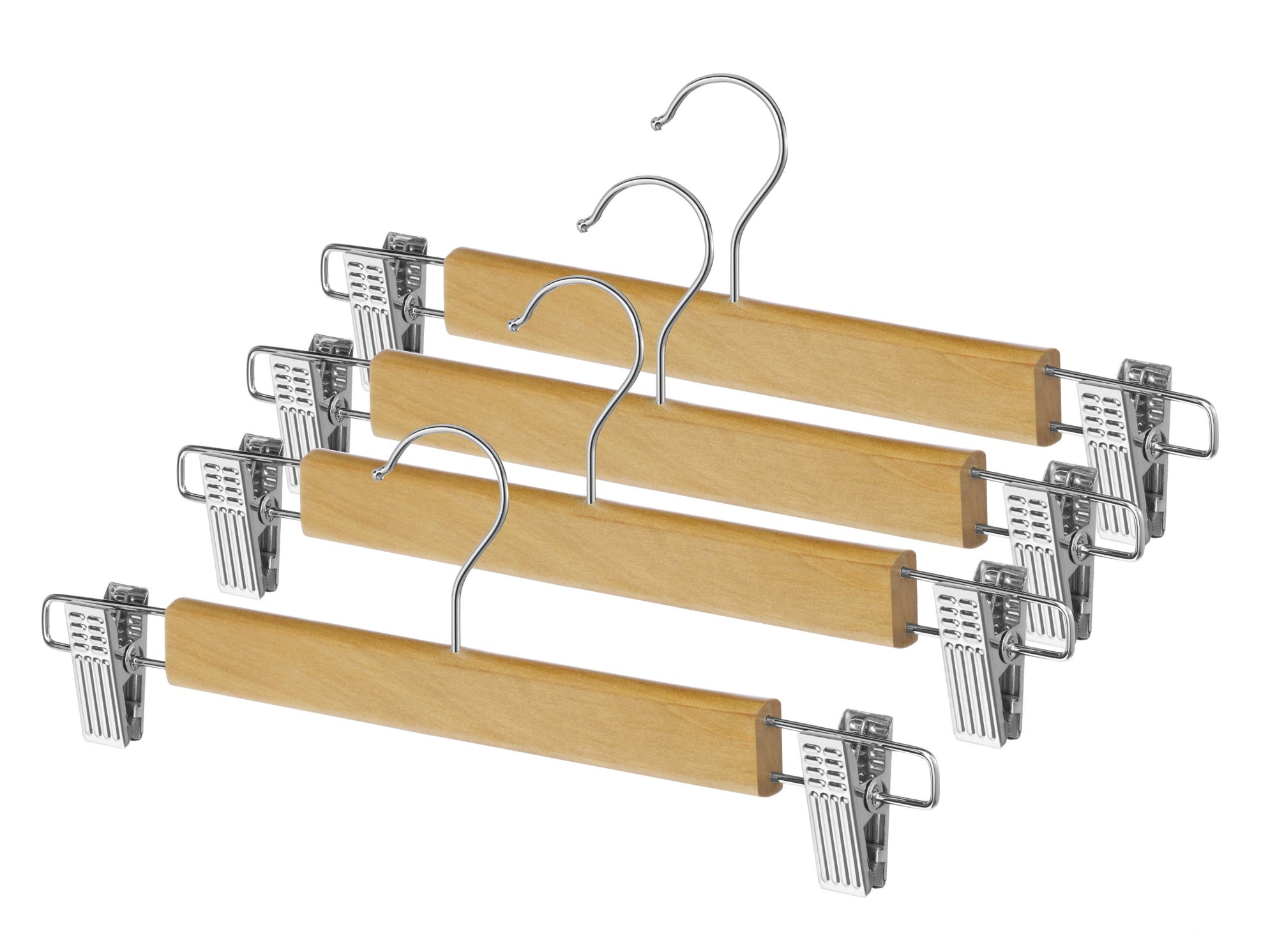 Wooden Skirt Hangers 4ct