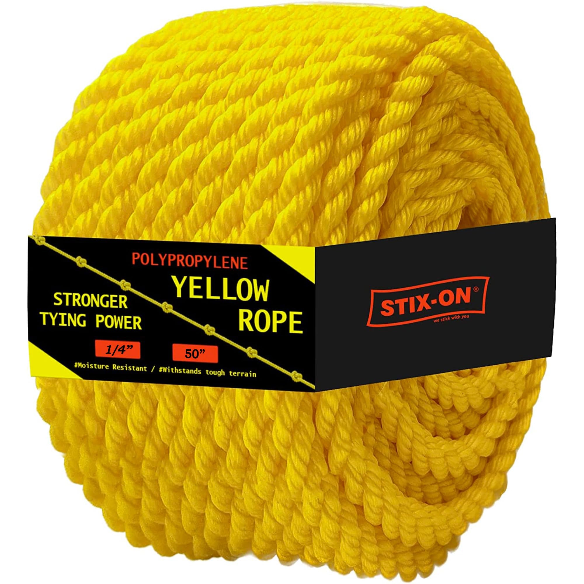 Rope, 50ft Polypropylene 200lbs limit.