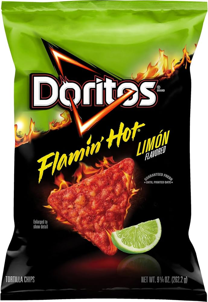 Doritos Flamin Hot Limon Tortilla Chips 9.25 oz.