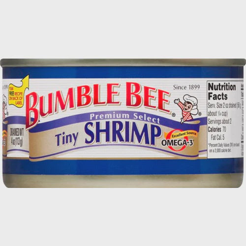 Bumble Bee Tiny Cocktail Shrimp 4oz