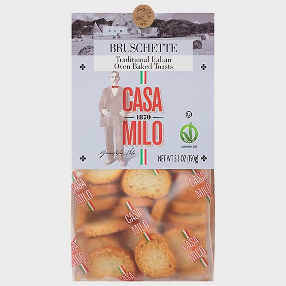 Casa Milo Bruschette Traditional Oven Baked Toasts 5.3oz