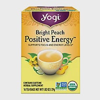 Yogi Bright Peach Positive Energy Tea 16 bags