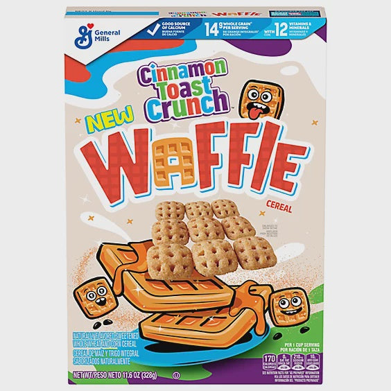 General Mills Waffle Toast Crunch Cereal 11.6 oz