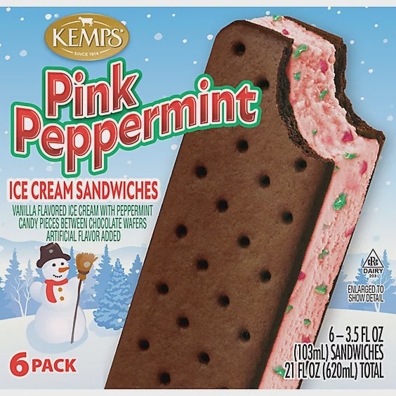 Kemps Peppermint Sandwich 6ct