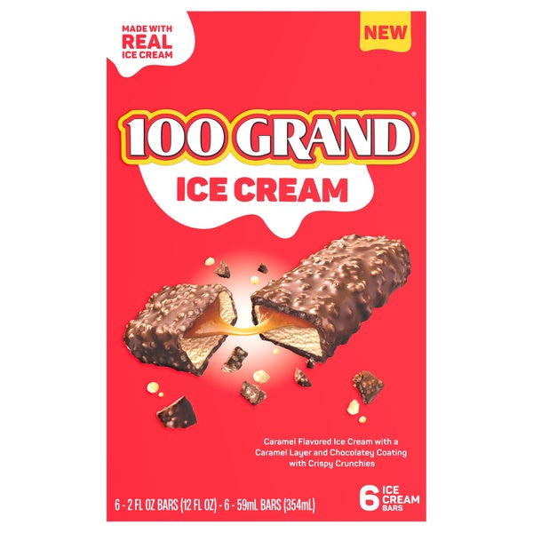 100 Grand Ice Cream Bar 6ct