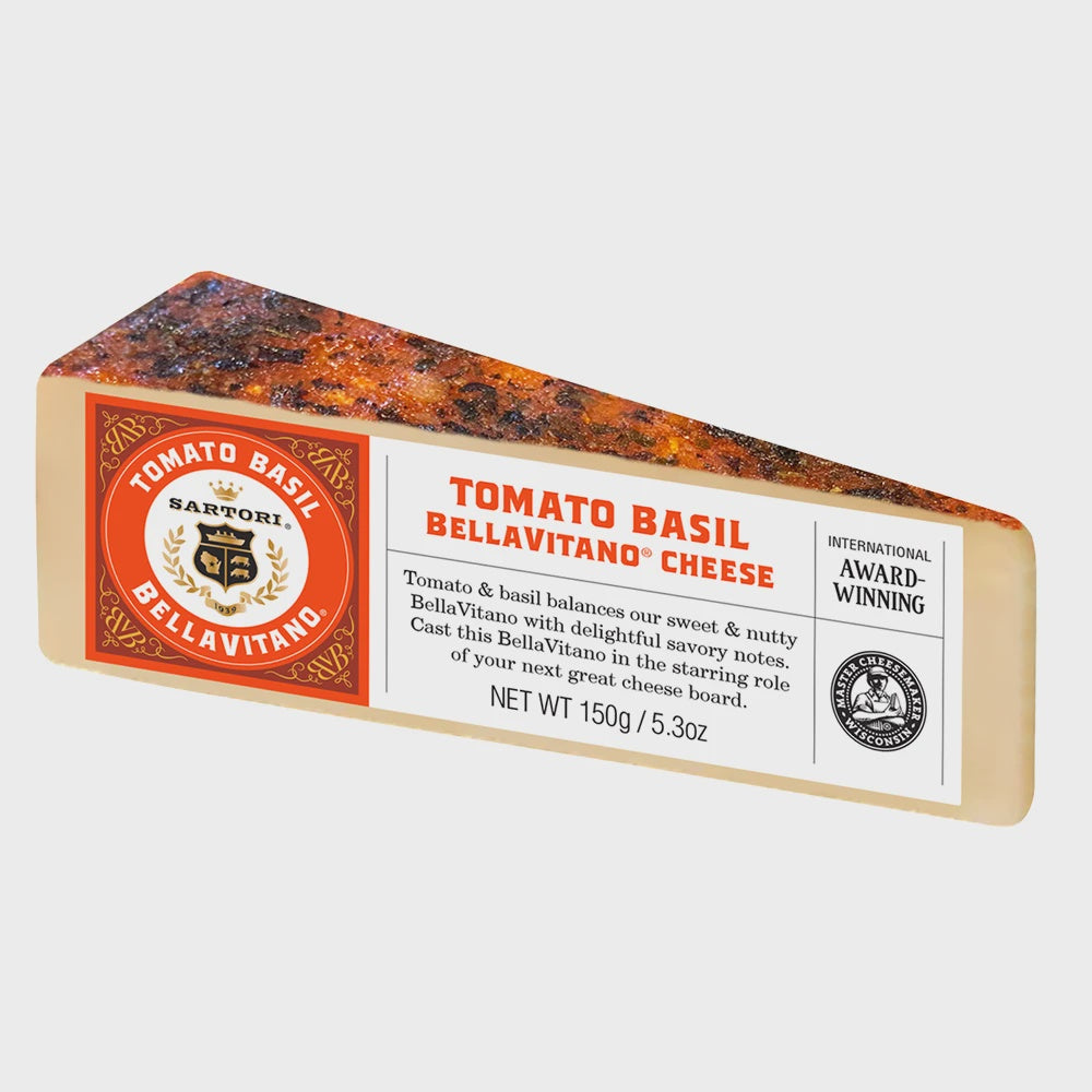 Sartori Bellavitano Tomato Basil Wedge 5.3oz