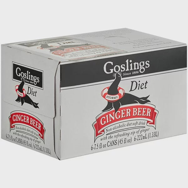 Goslings Diet Ginger Beer 6pk