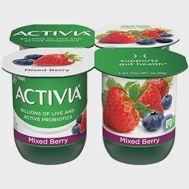 Dannon Activia Mixed Berry Yogurt 4pk