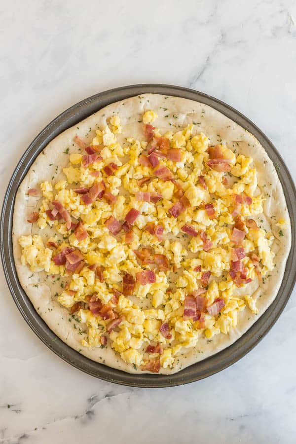 Fresh 12" Take & Bake - Breakfast Pizza