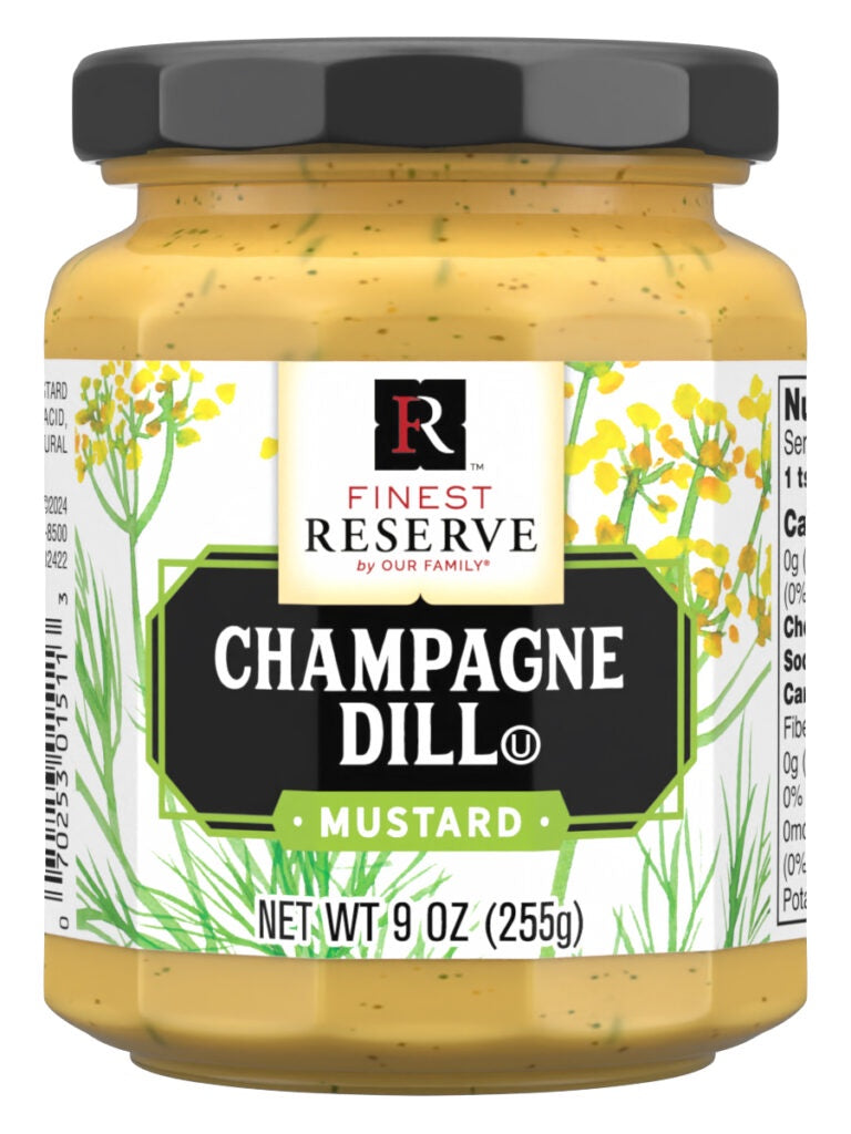 Finest Reserve Champagne Dill Mustard 9oz