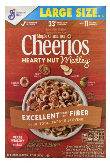 General Mills Maple Cinnamon Cheerio's 14.7oz