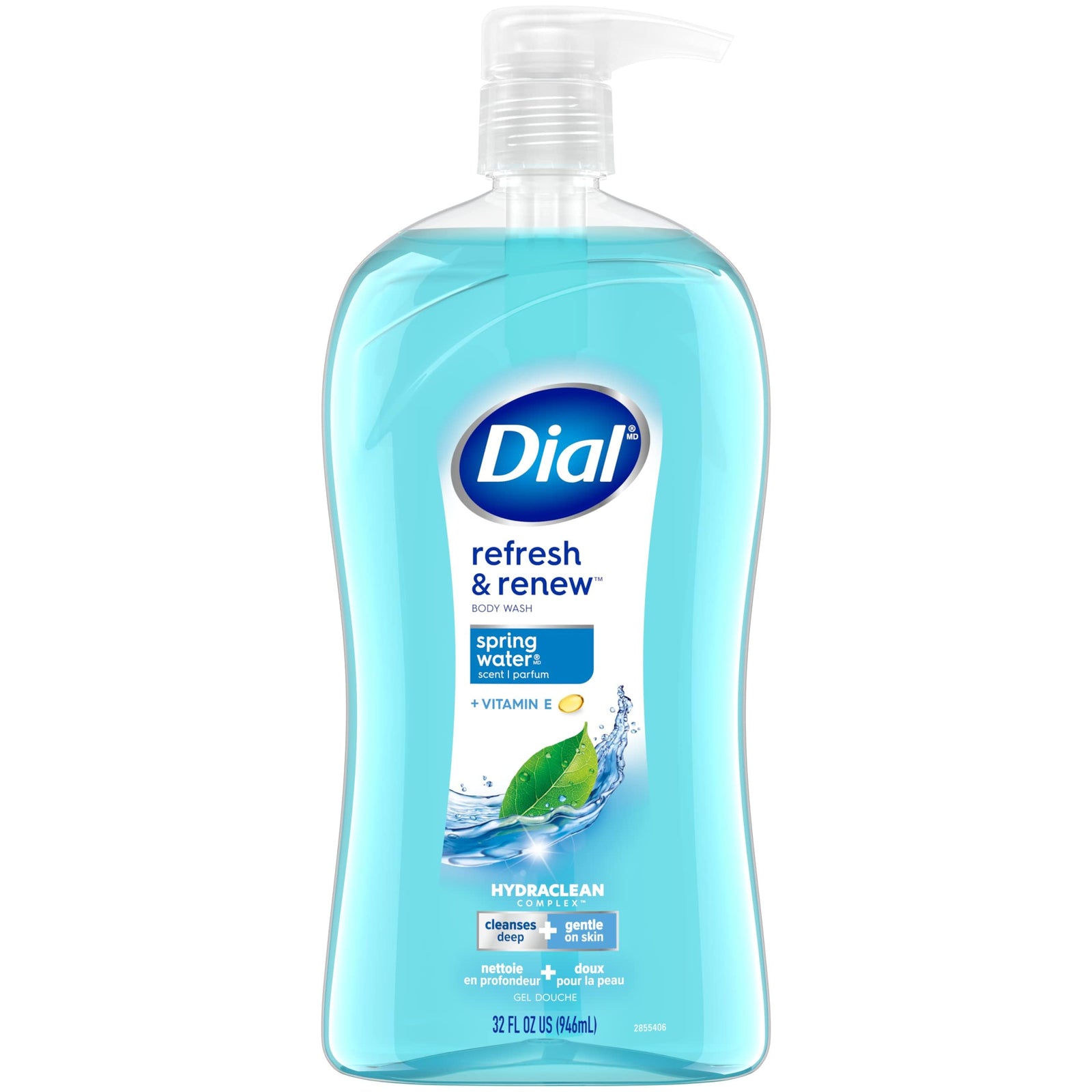 Dial Refresh & Renew Body Wash Spring Water 32oz