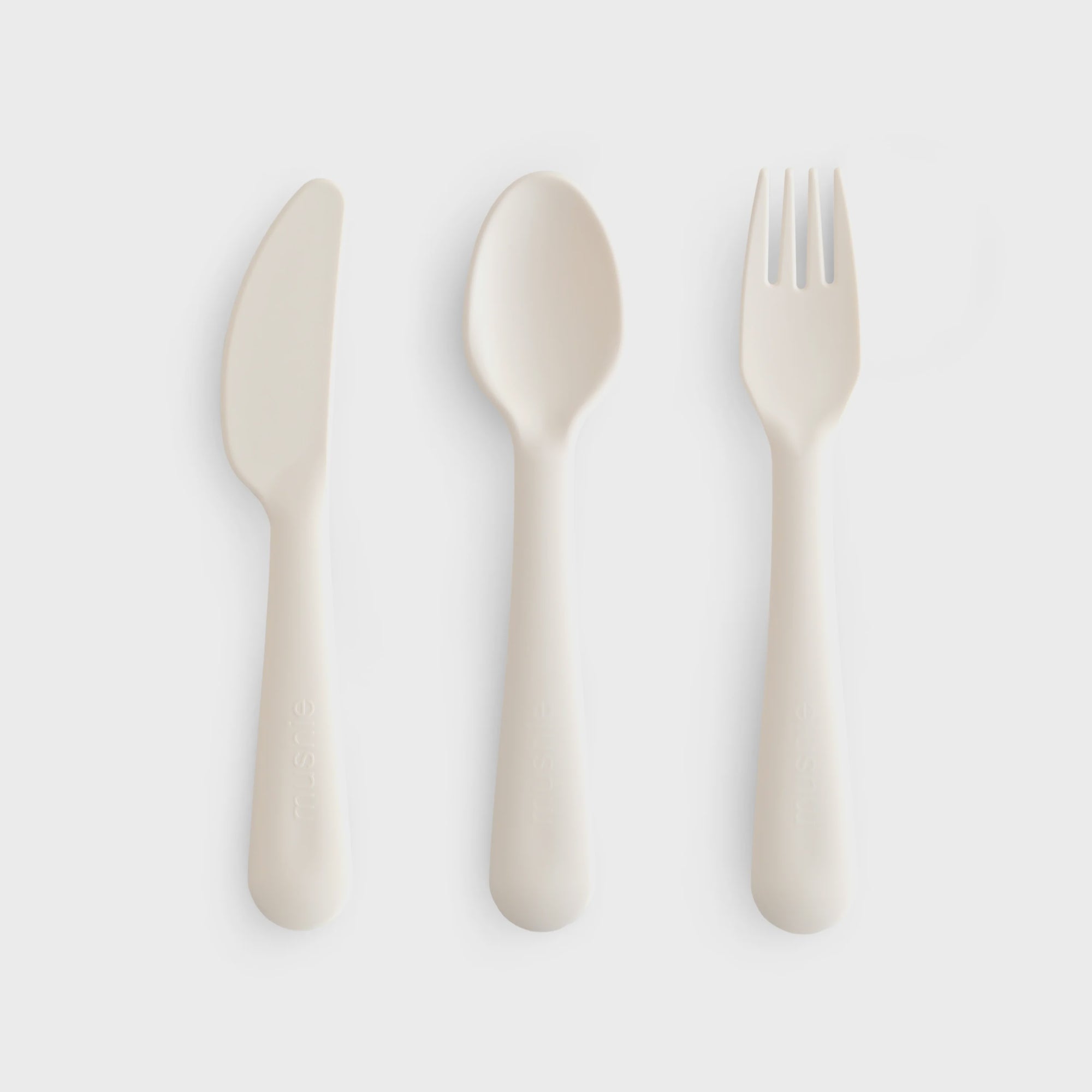 Mushie Cutlery Set Ivory