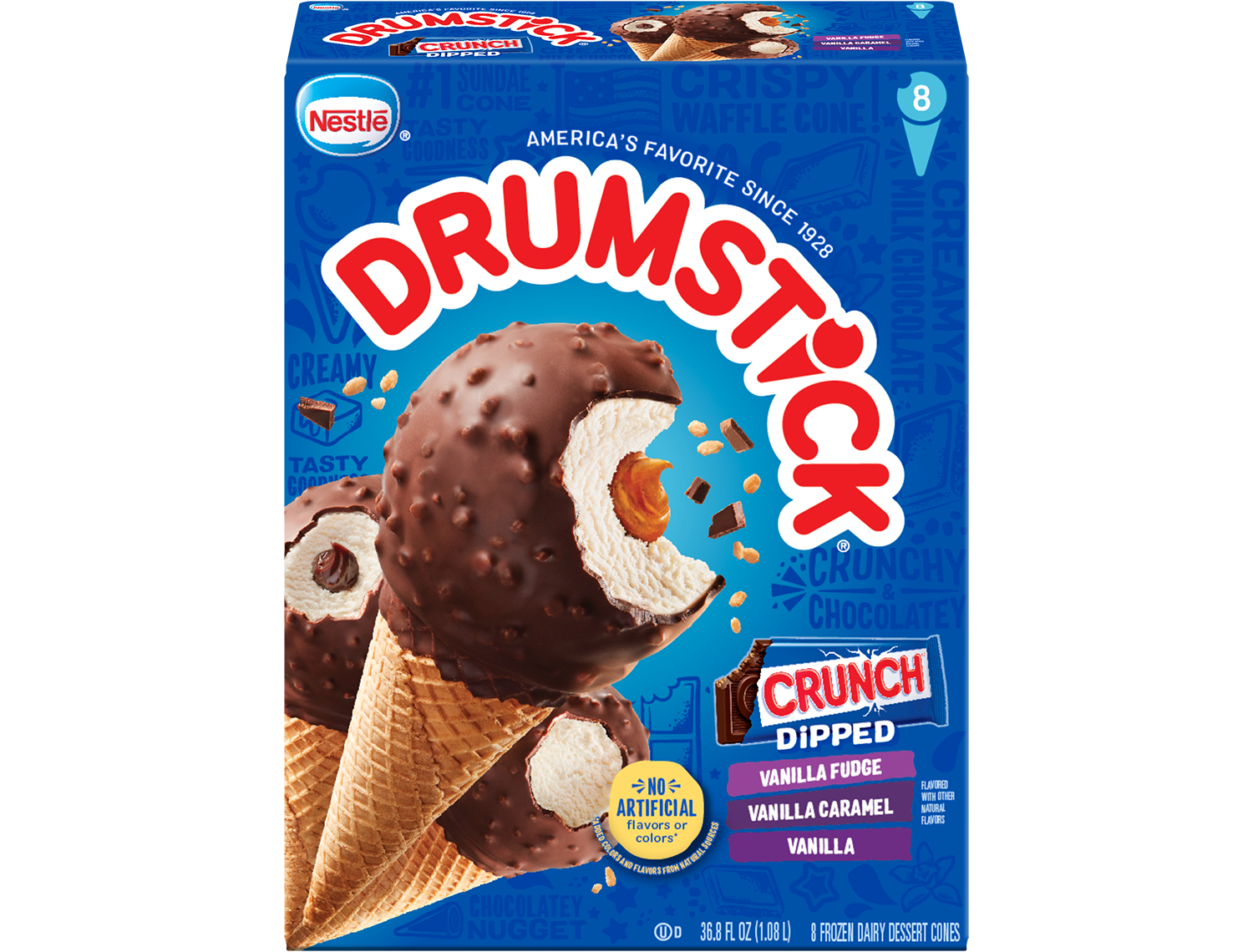 Nestle Drimstick Crunch Dipped 8 ct