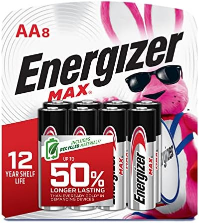 Energizer Max AA8 Batteries