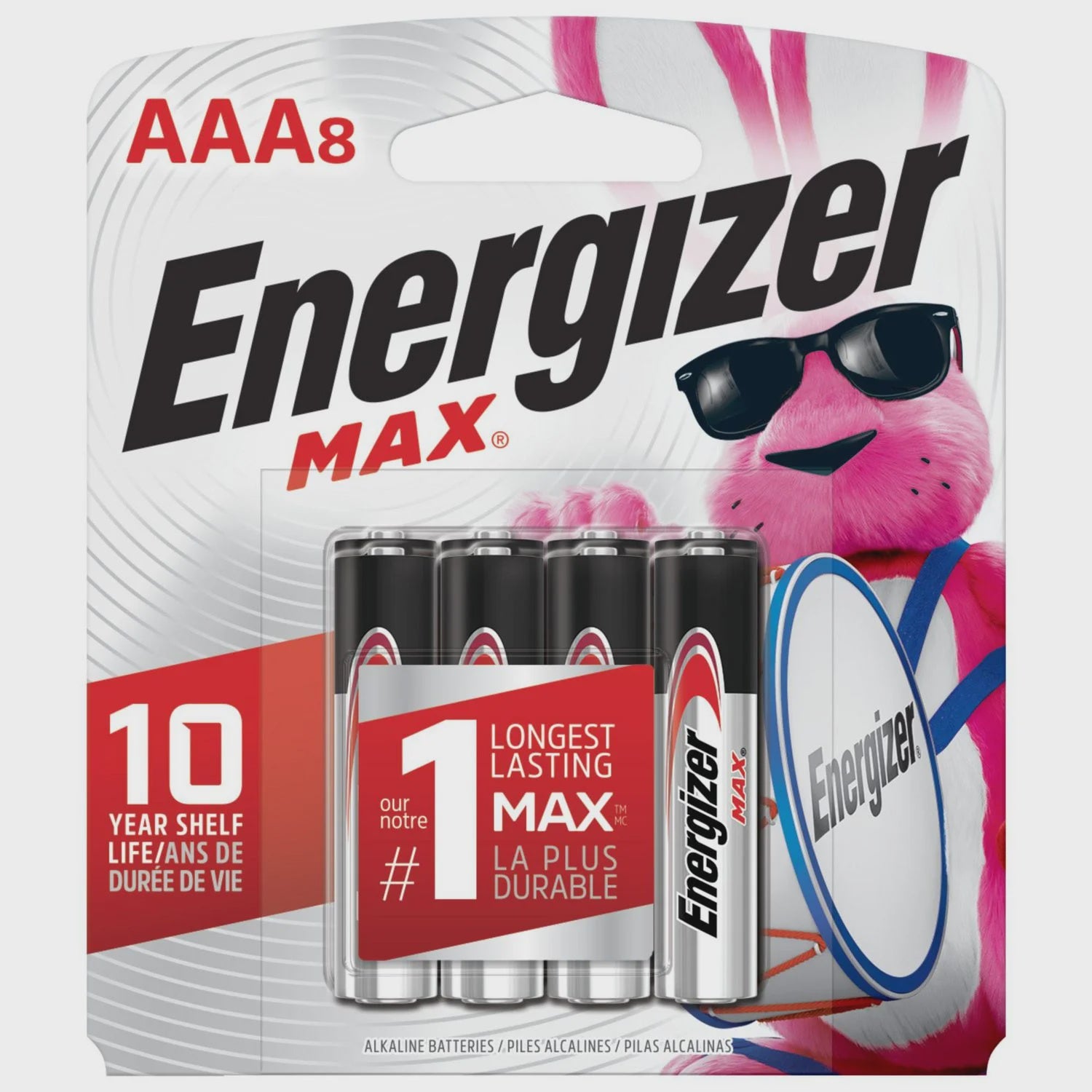 Energizer Max AAA8 Batteries
