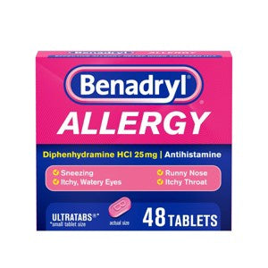 Benadryl Allergy Ultratab 48ct