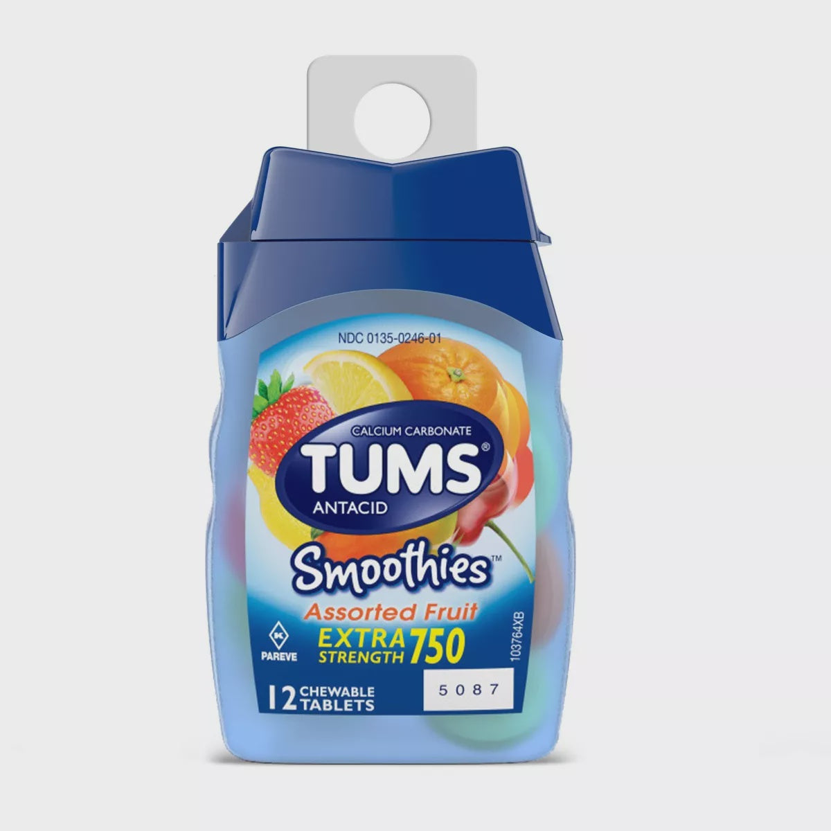 Tums Smoothies Asst. Fruit 12ct