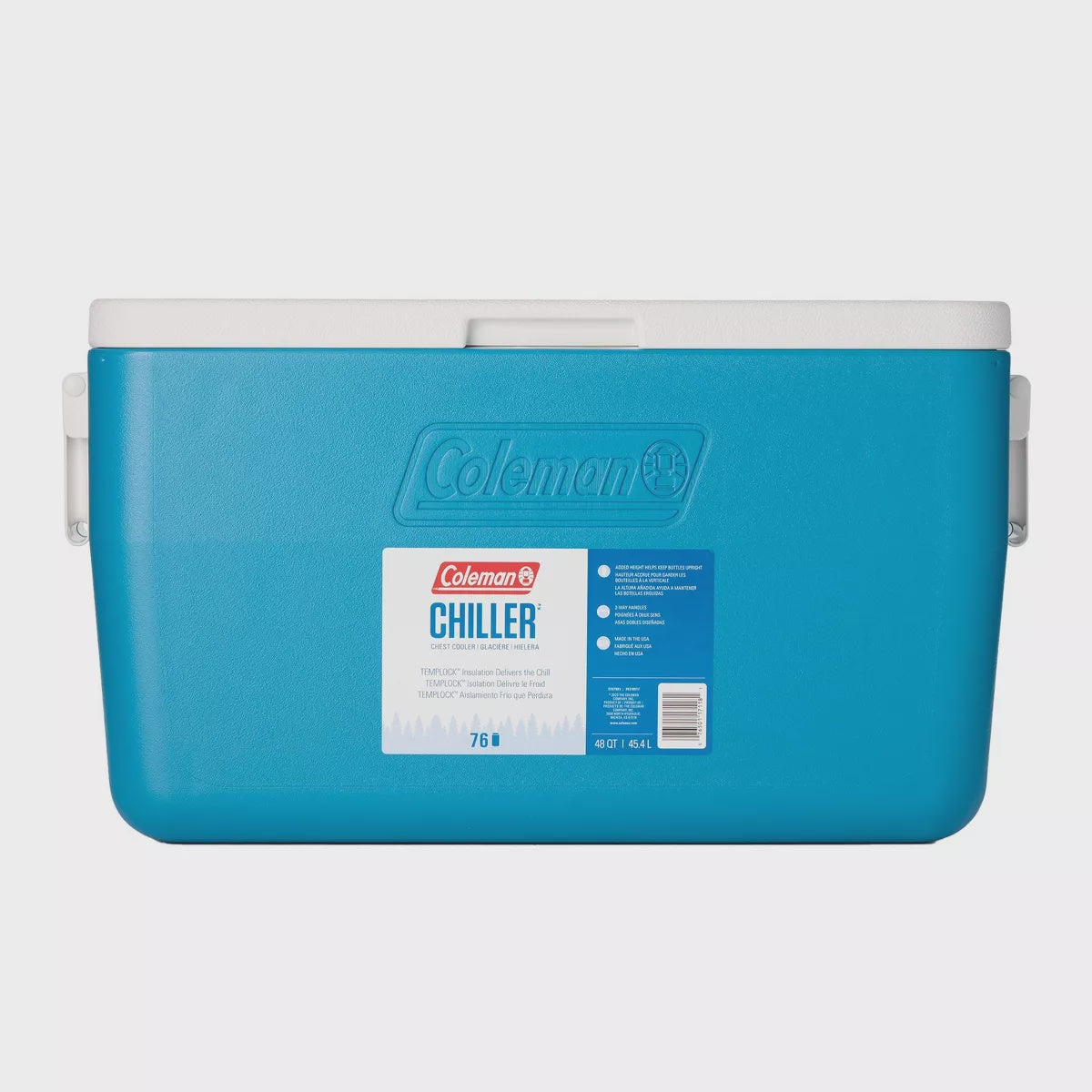 Coleman Chiller Cooler 48qt Blue