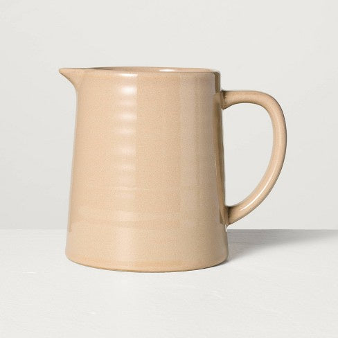 H&H Glazed Stoneware Pitcher Medium