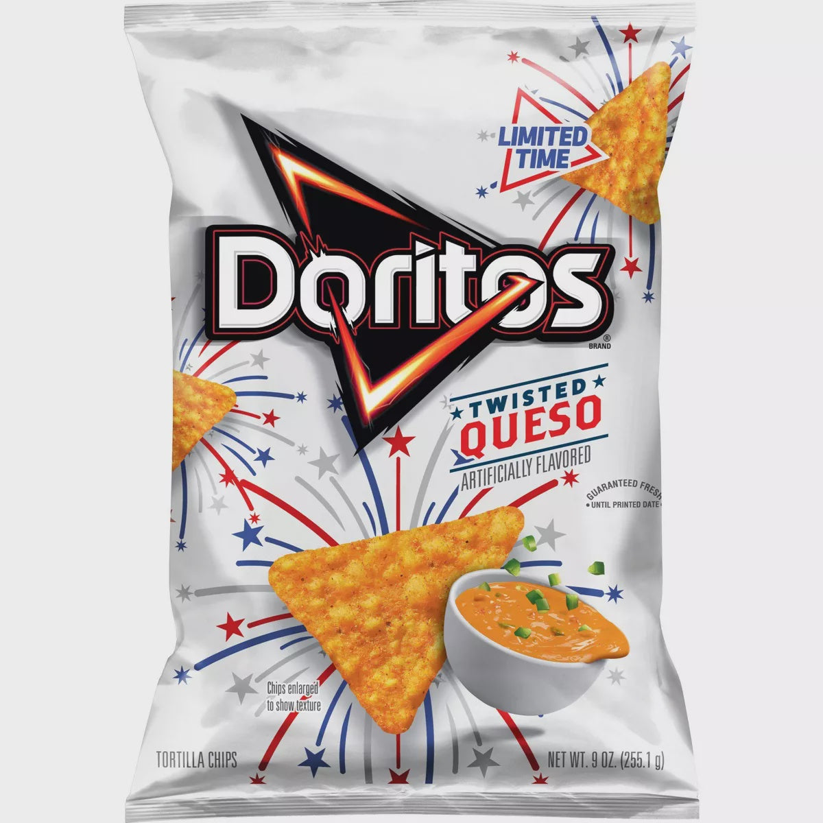 Doritos Twisted Queso Tortilla Chips 9 oz.