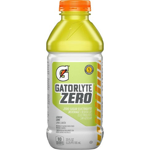 Gatorlyte Zero Lemon Lime 20oz