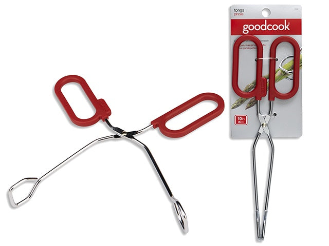 Good Cooks Straight Tongs w/Flex Handle