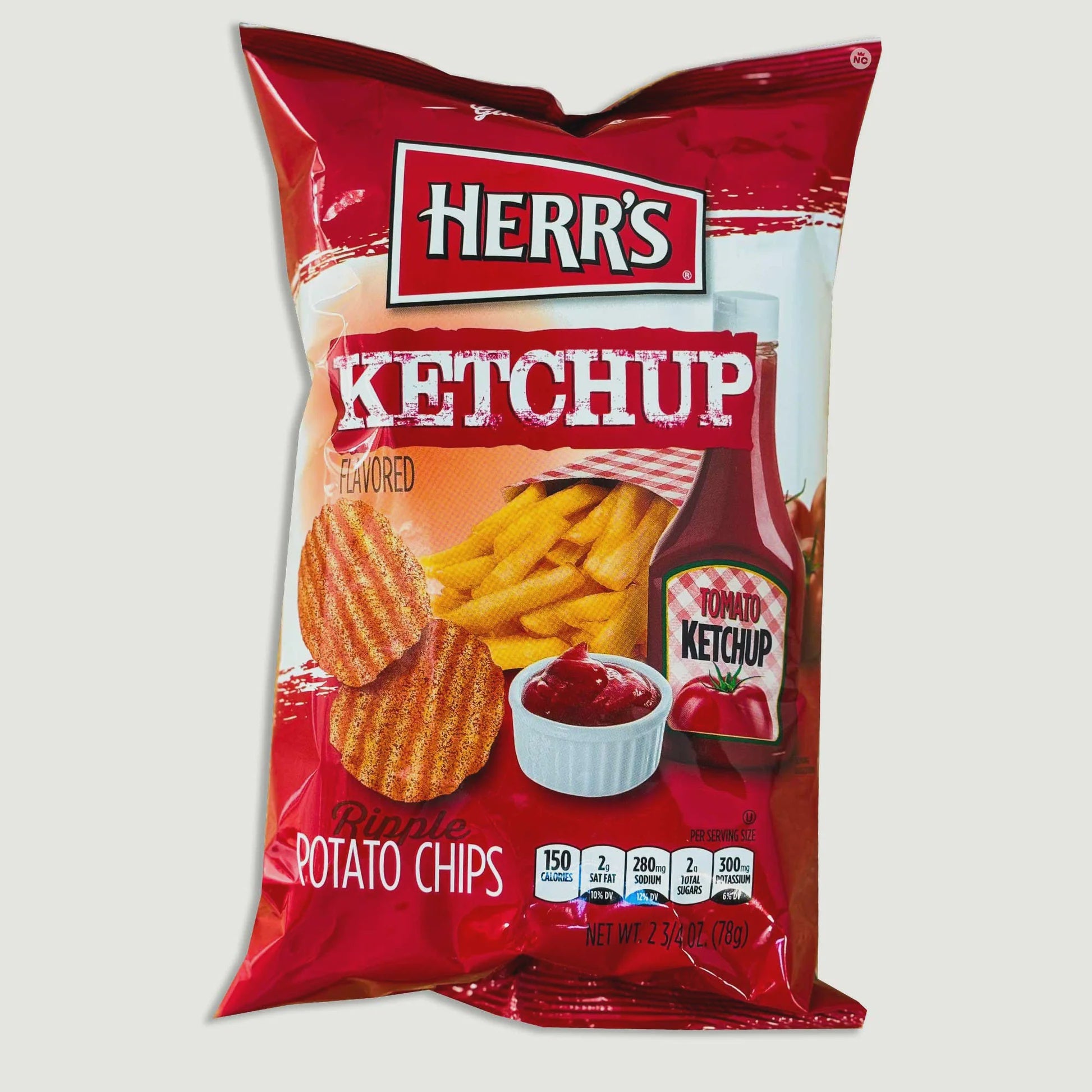 Herr's Ketchup Potato Chips 2.75 oz.