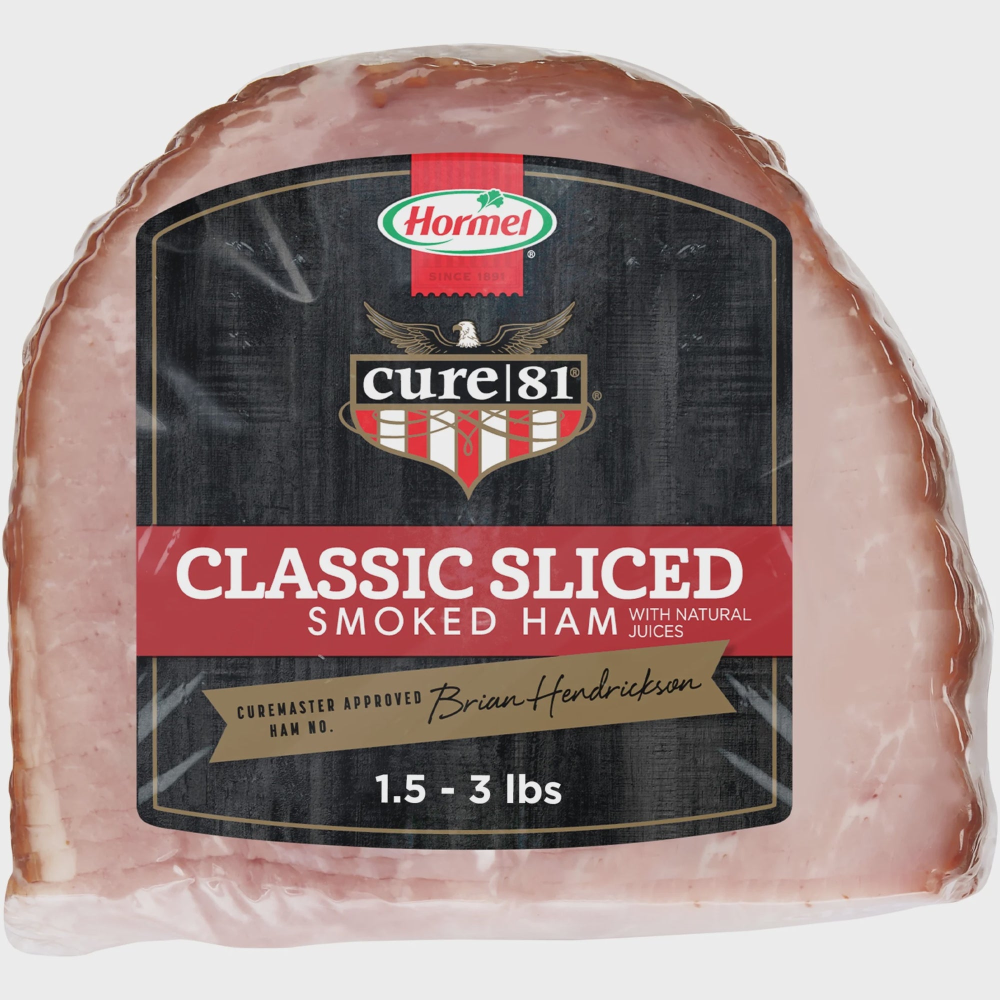 Pork, Hormel Cure 81 Quarter Ham Sliced $7.99/lb