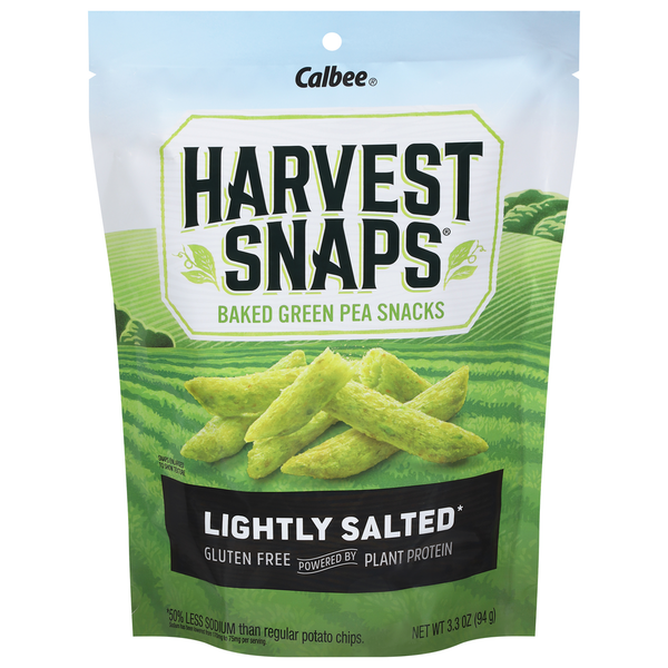 Harvest Snaps Lightly Salted  Green Pea Snacks 3.3 oz.